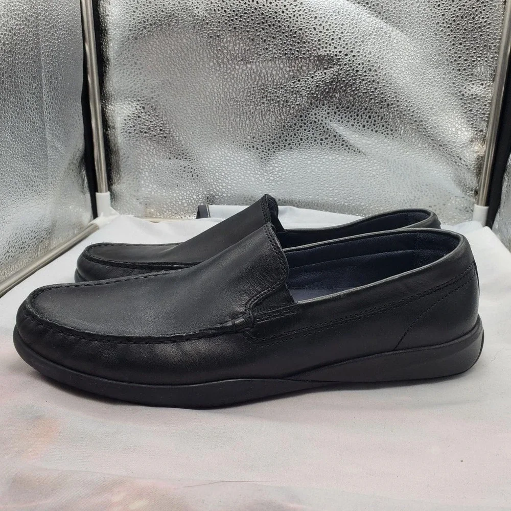 Cole Haan Lovell 2 Loafer Mens‎ 8M Black Leather Slip-On Dress Casual Shoes